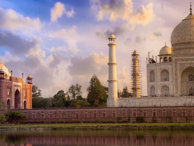 Taj Mahal seen in Agra, India, an attraction to experience on an all-inclusive, luxury Seabourn cruise.