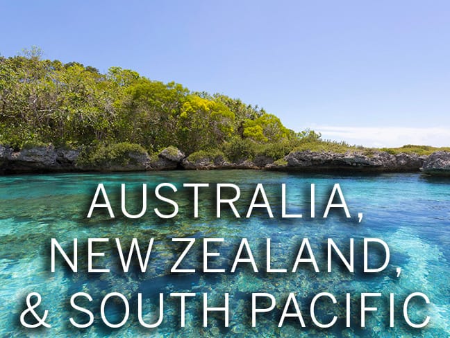 Australia, New Zealand, South Pacific Cruises