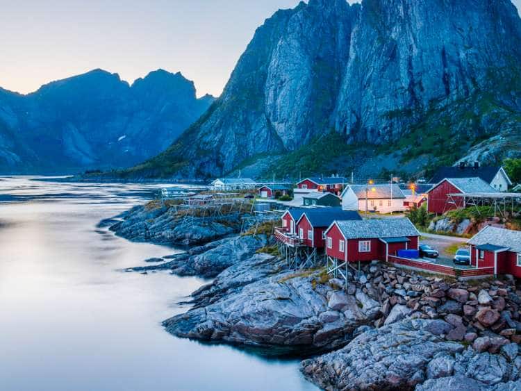 Norway, Nordland, Scandinavia, Lofoten Islands, Reine fishing village