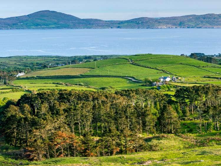 Ireland, Cork, Wild Atlantic Way, Kilcrohane, Sheep's Head from Seefin Viewpoint