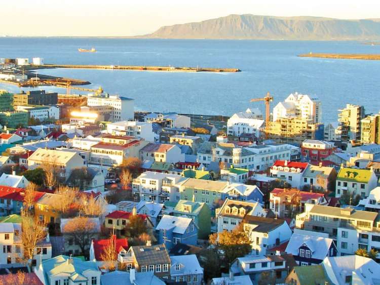 City of Reykjavik, Iceland, one of the ports visited on an all-inclusive, Seabourn luxury cruise.