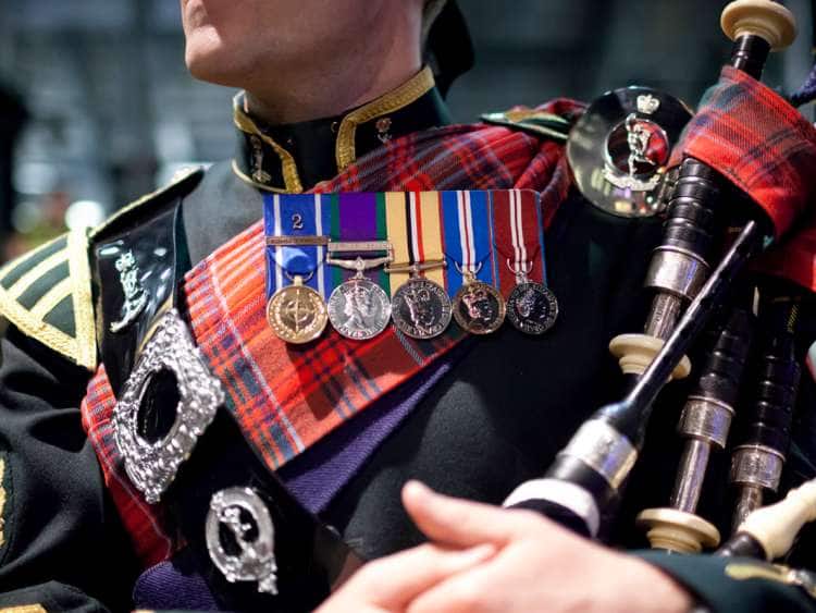UK, Scotland, Great Britain, Edinburgh Castle, Royal Tattoo military parade