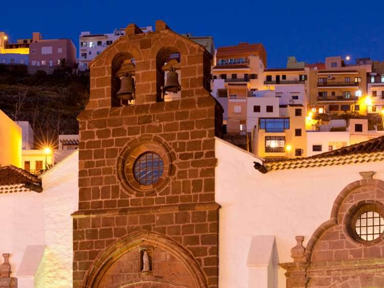 Spain, Canary Islands, Atlantic ocean, La Gomera, San Sebastian de la Gomera, Inglesia de la Virgen de la Asuncion church in the old town