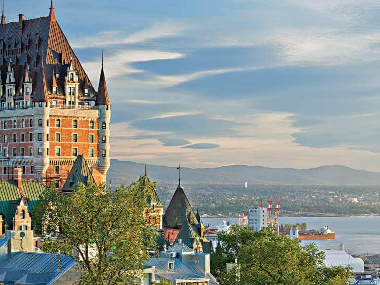 Quebec City skyline (Quebec, Canada).