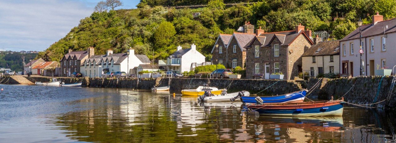 UK, Wales, Pembrokeshire, Great Britain, Pembrokeshire Coast National Park, British Isles, Fishguard, Lower Fishguard