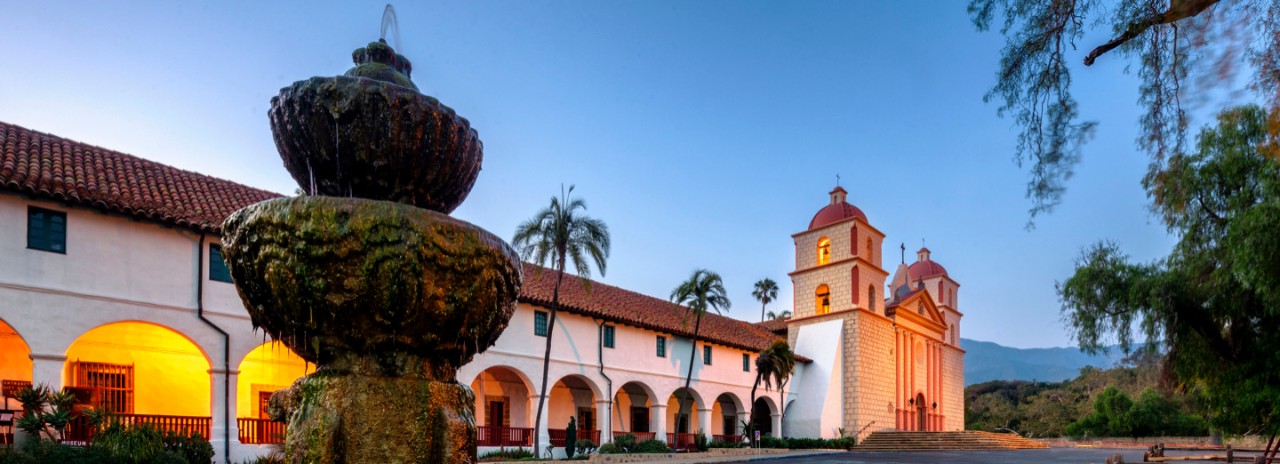 USA, California, Santa Barbara, Mission