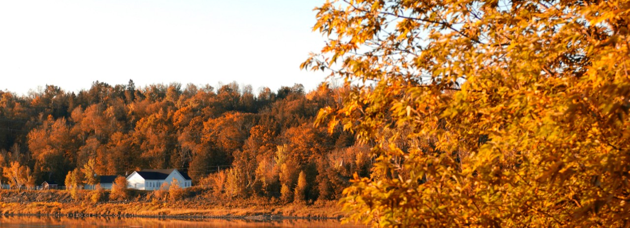 St.John River, Hartland, New Brunswick, Canada