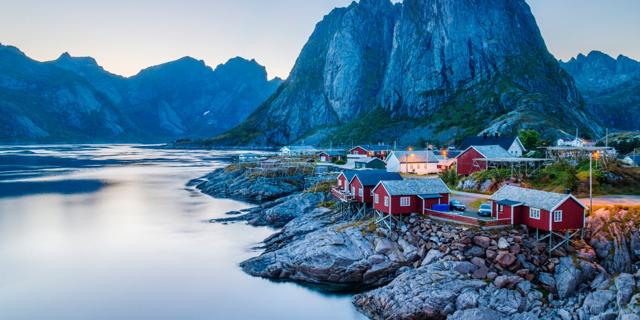 Norway, Nordland, Scandinavia, Lofoten Islands, Reine fishing village