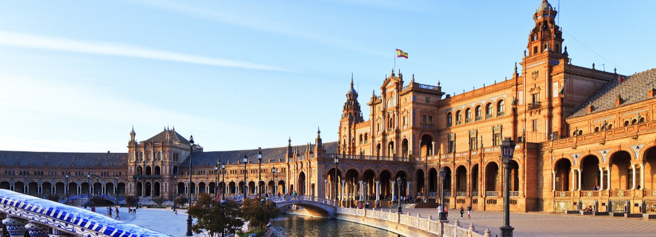 Spain, Andalusia, Seville, Seville district, Plaza de Espana