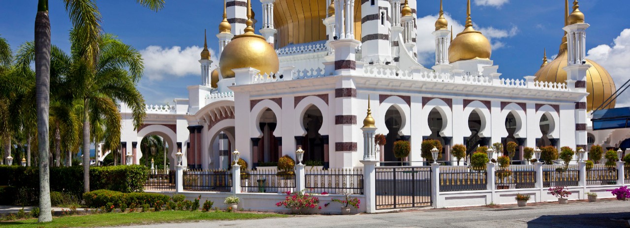 Ubudiah Mosque in Kuala Kangsar, Sultanate and State of Kedah, Malaysia