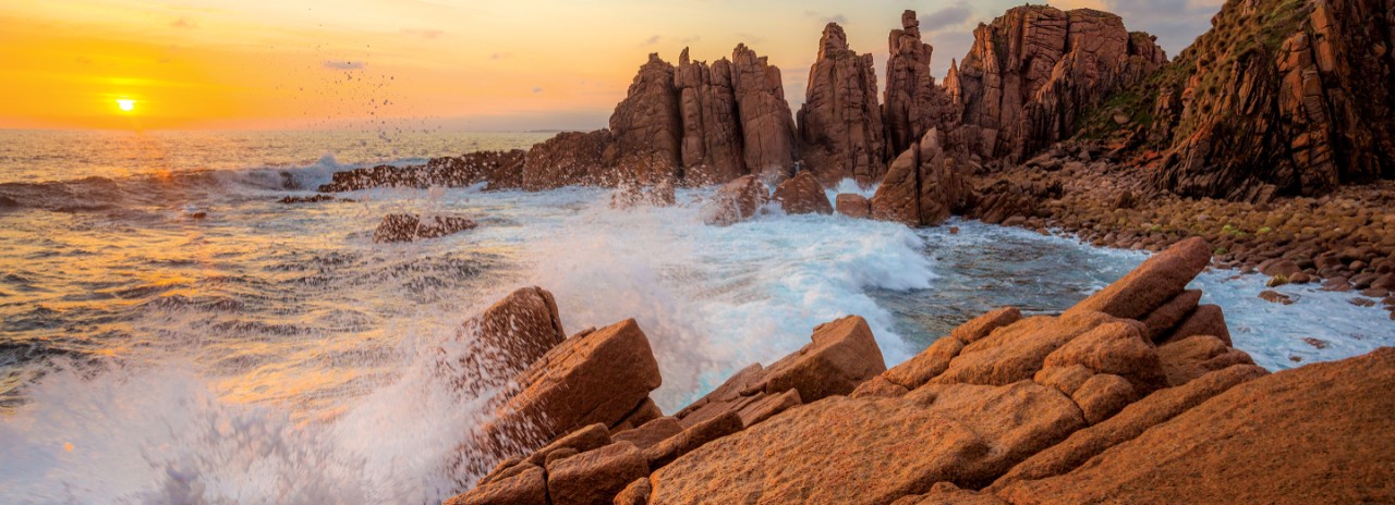 The Pinnacles rock is spectacular scenery of rock formations carved by wind and waves. Cape Woolamai, Phillip Island's highest point and one of Victoria's most popular surfing beaches.