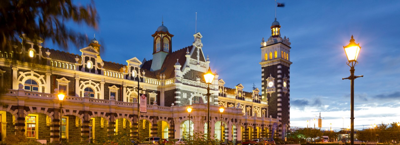 Train Station in Dunedin, Otago, South Island, New Zealand