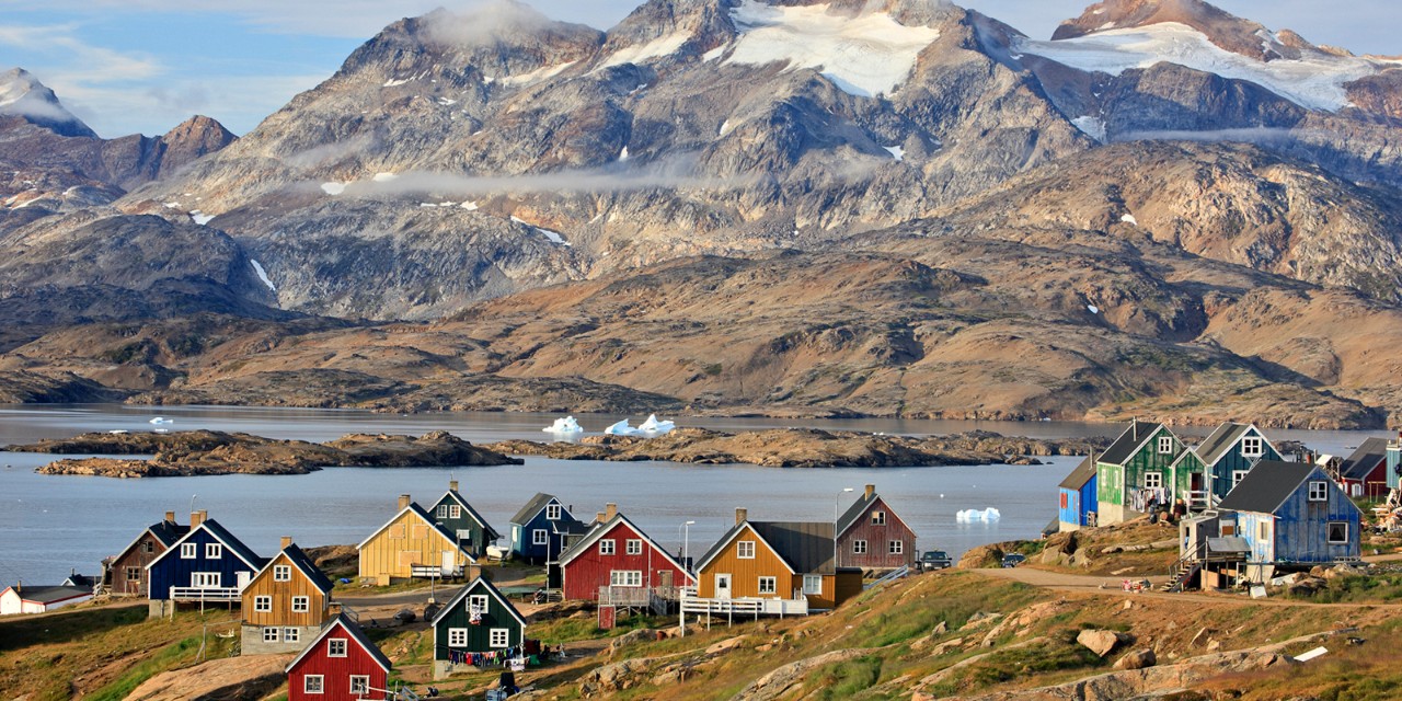 Village of Tasiilaq, Sermersooq, Greenland