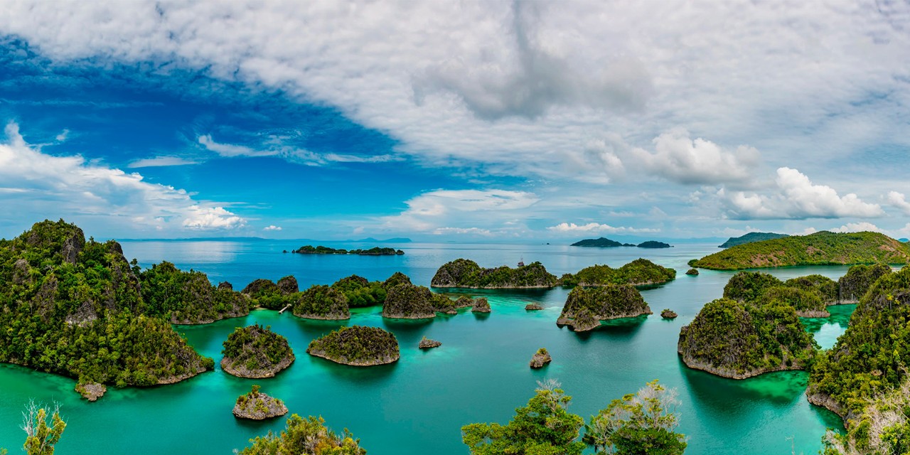 Gam Island in Raja Ampat, Indonesia
