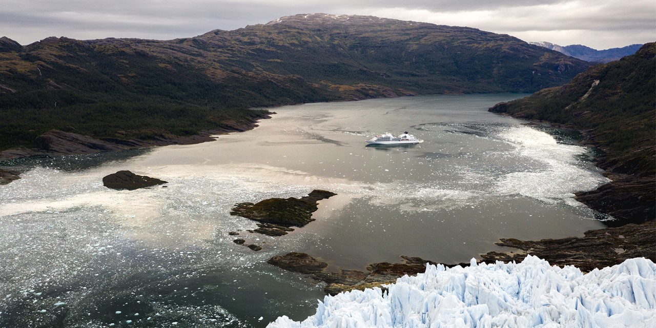 Spectacular fjord in southern Chile