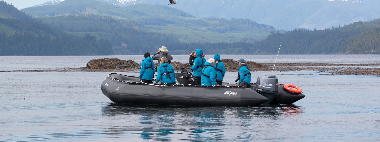 Zodiac cruise - Alert Bay, Canada